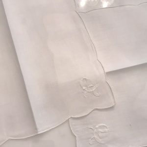 3 handkerchiefs vintage